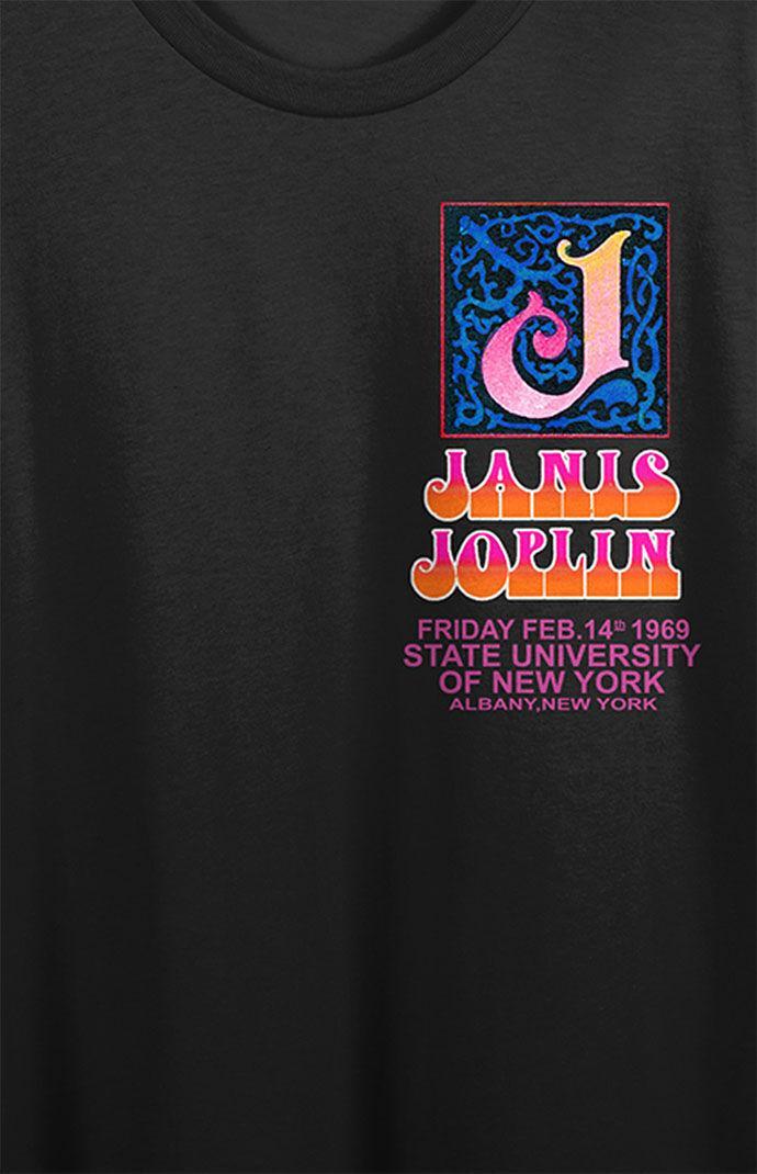 Womens Janis Joplin Vibrant Poster Cropped T-Shirt Product Image