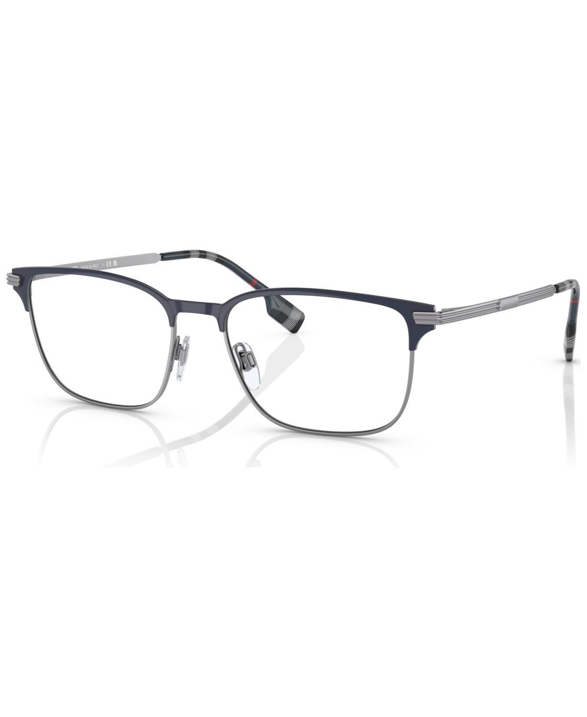 Burberry Mens Rectangle Eyeglasses, BE137257-o - Blue Product Image