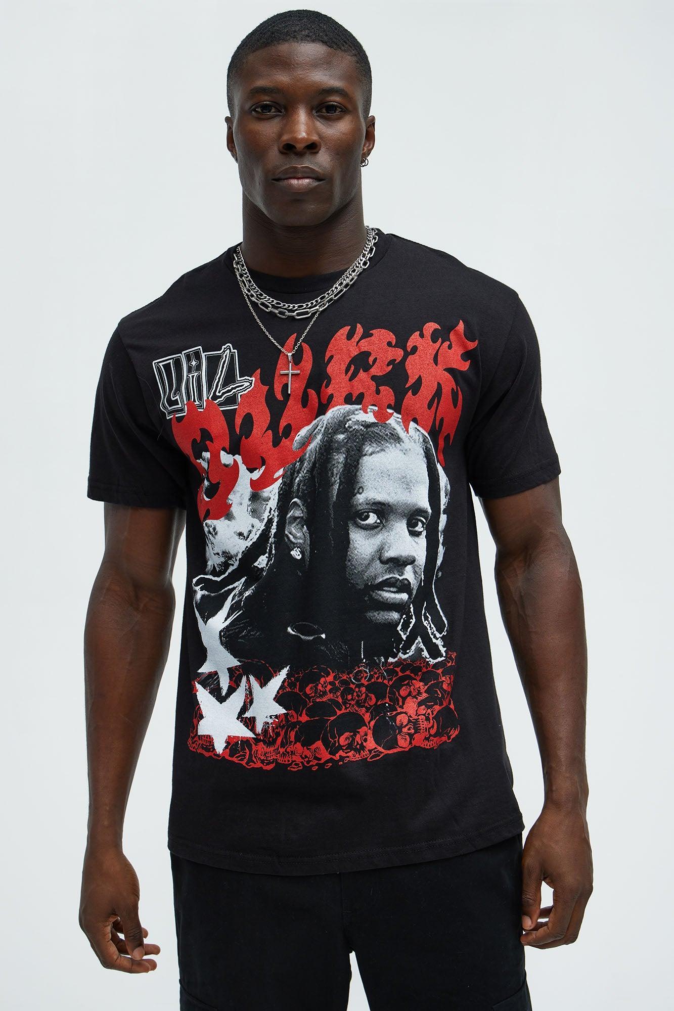 Lil Durk Short Sleeve Tee - Black Product Image