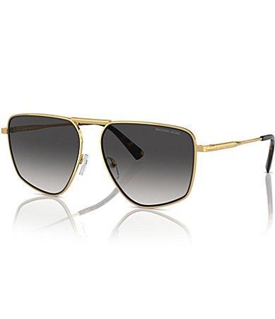 Michael Kors Mens MK1153 58mm Aviator Sunglasses Product Image