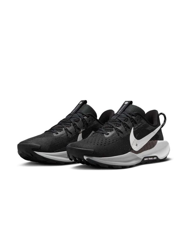 Nike Running Pegasus Trail 5 sneakers in black and white Product Image