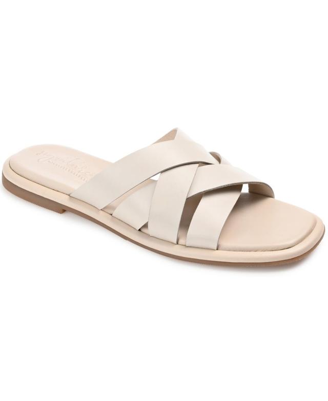 Journee Signature Parkker Woven Slide Sandal Product Image