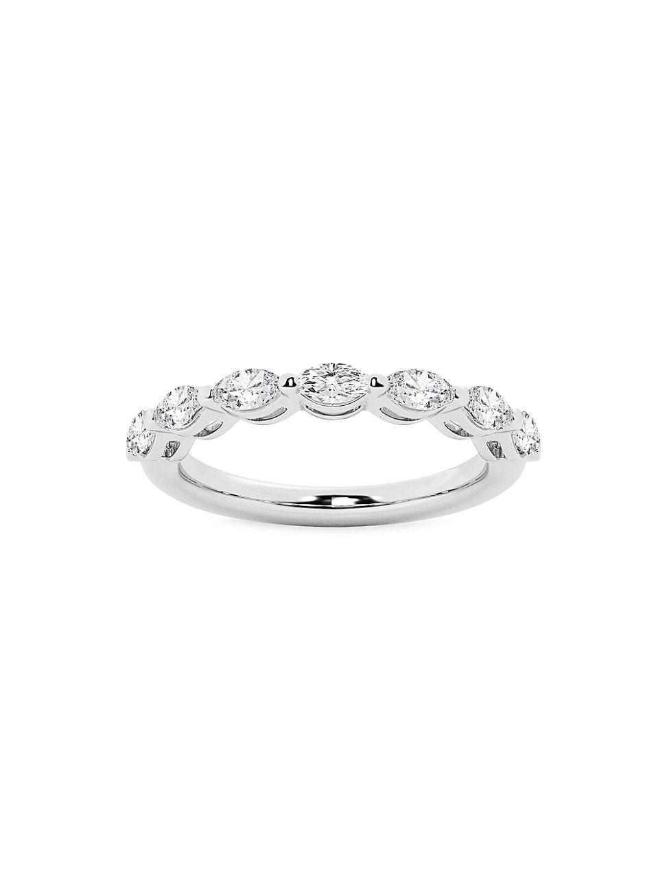 Womens 14K White Gold & 0.75 TCW Diamond Ring Product Image