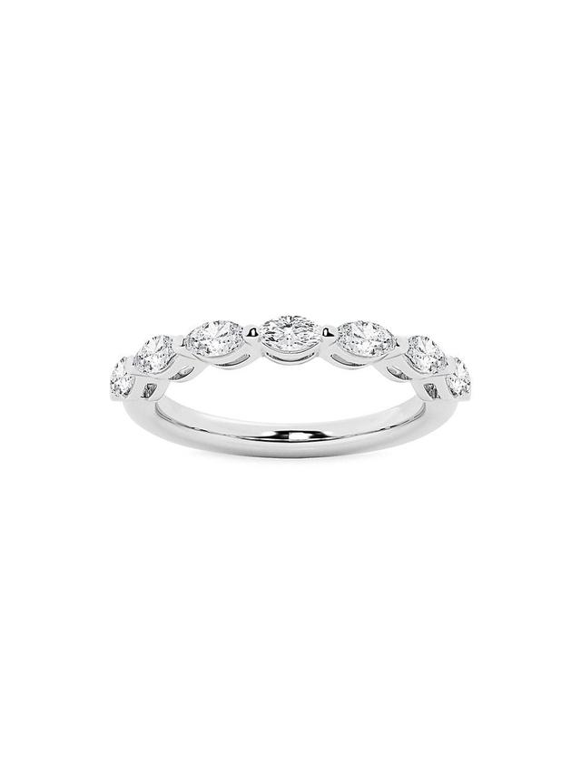 Womens 14K White Gold & 0.75 TCW Diamond Ring Product Image