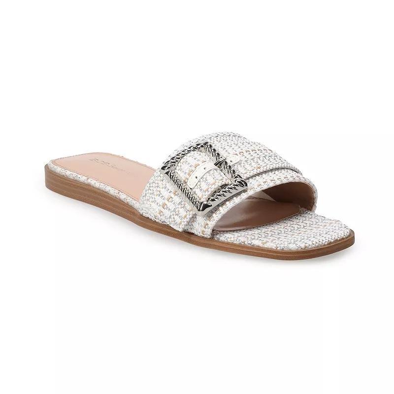 BCBGeneration Mollie Womens Buckled Slide Flat Sandal Product Image