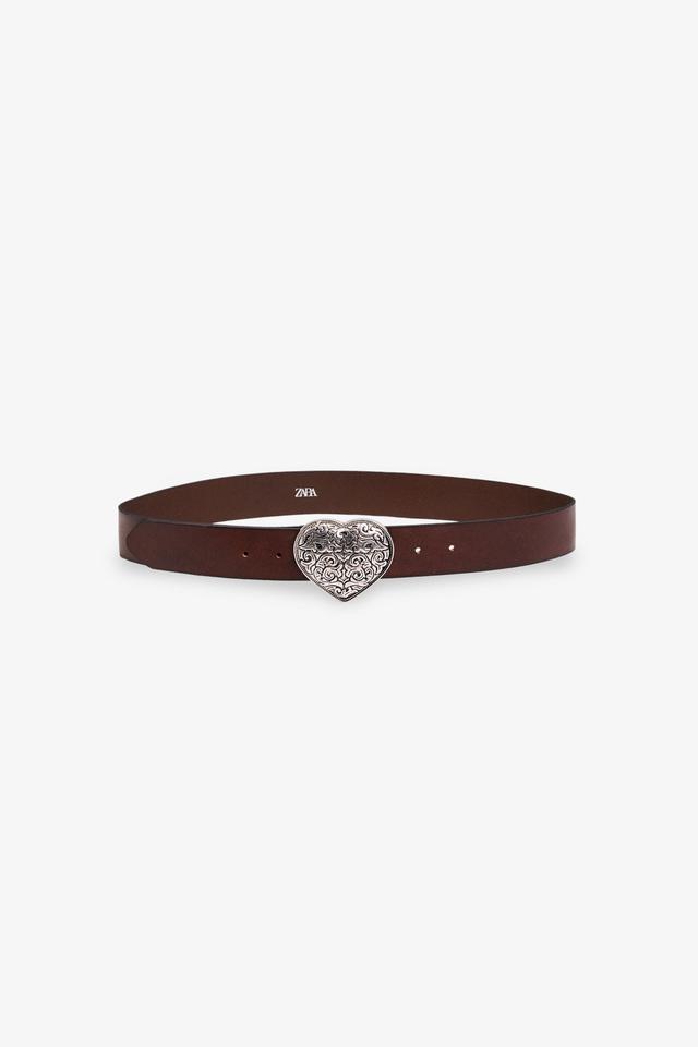 COWBOY BELT WITH HEART BUCKLE Product Image