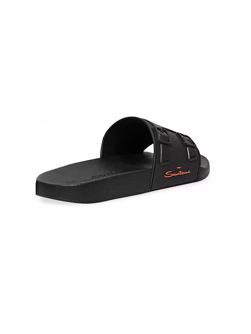 Leather Pool Slides Product Image