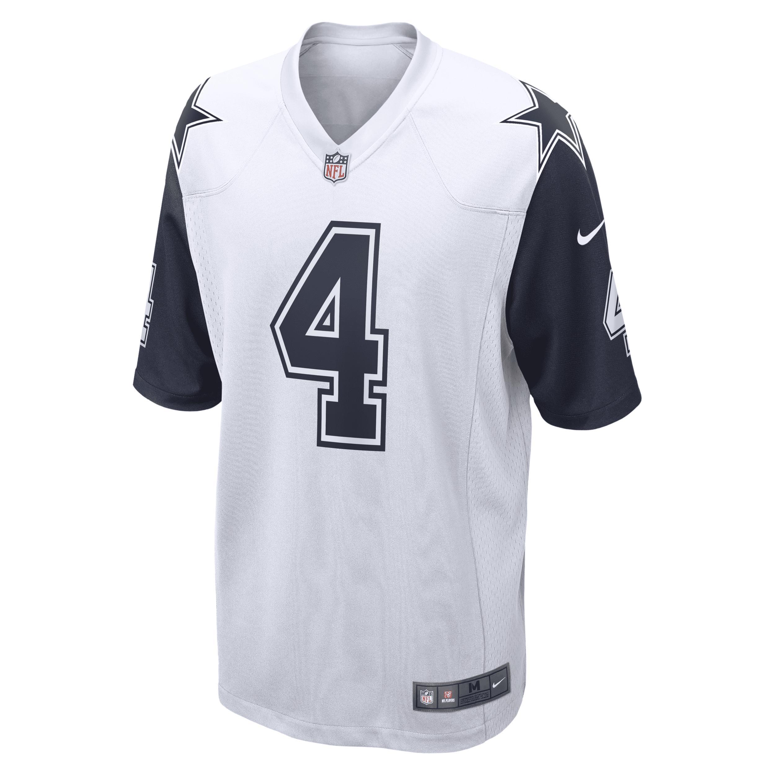 Mens Nike Dak Prescott Dallas Cowboys Alternate Game Jersey Product Image