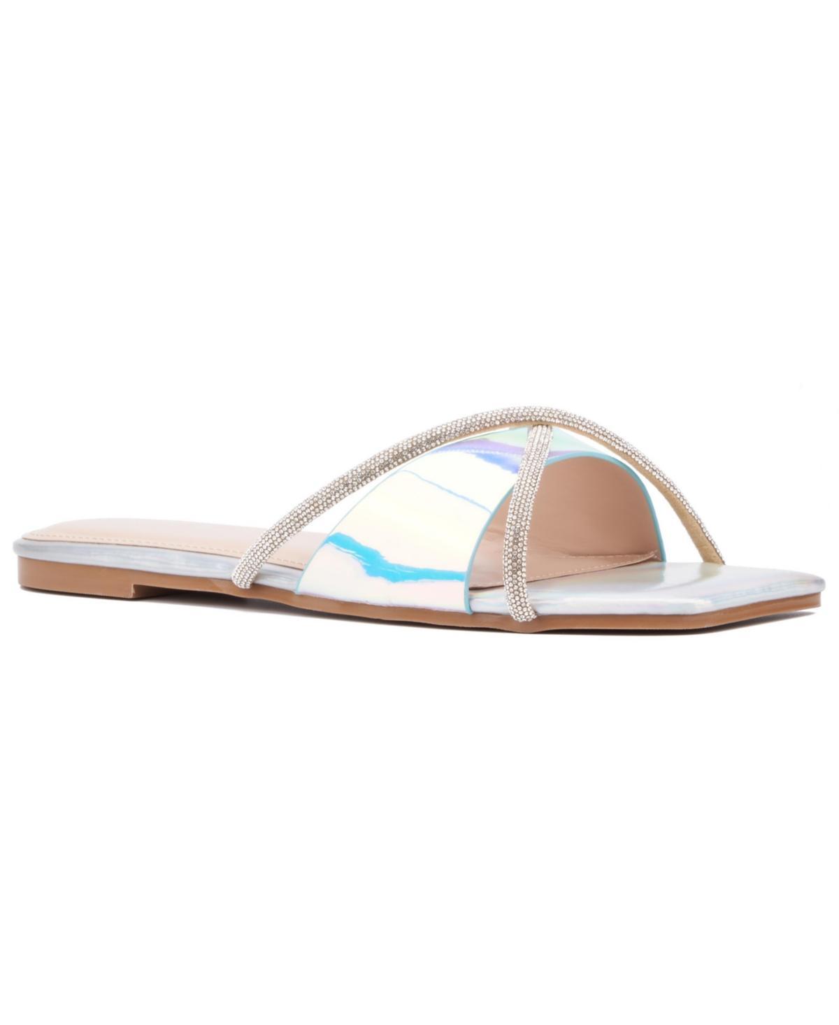 Fashion To Figure Womens Sylvie Flat Sandal - Wide Width Product Image