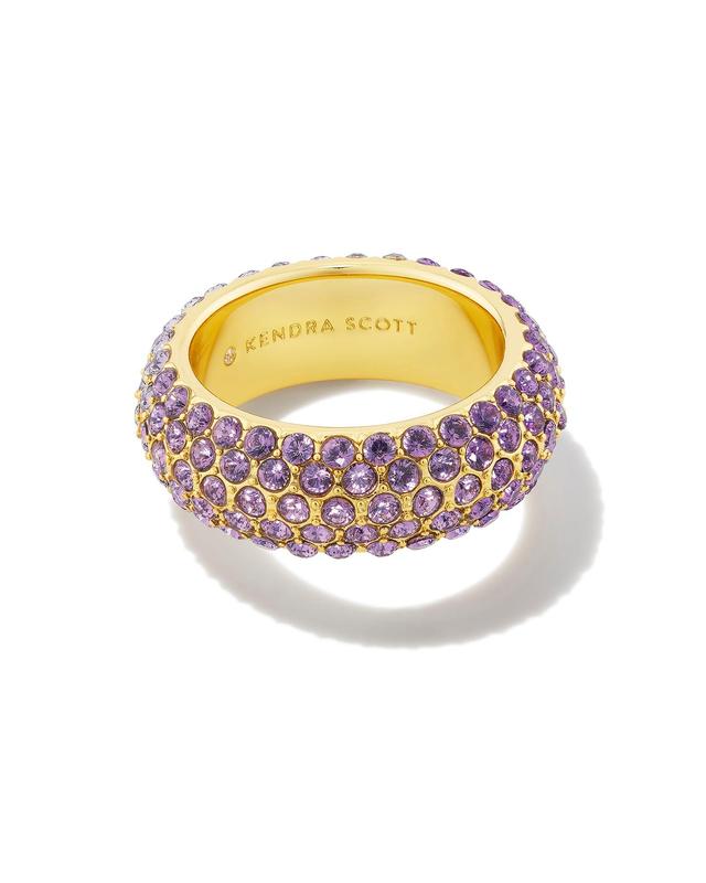 Kendra Scott Mikki Pav Crystal Band Ring Product Image