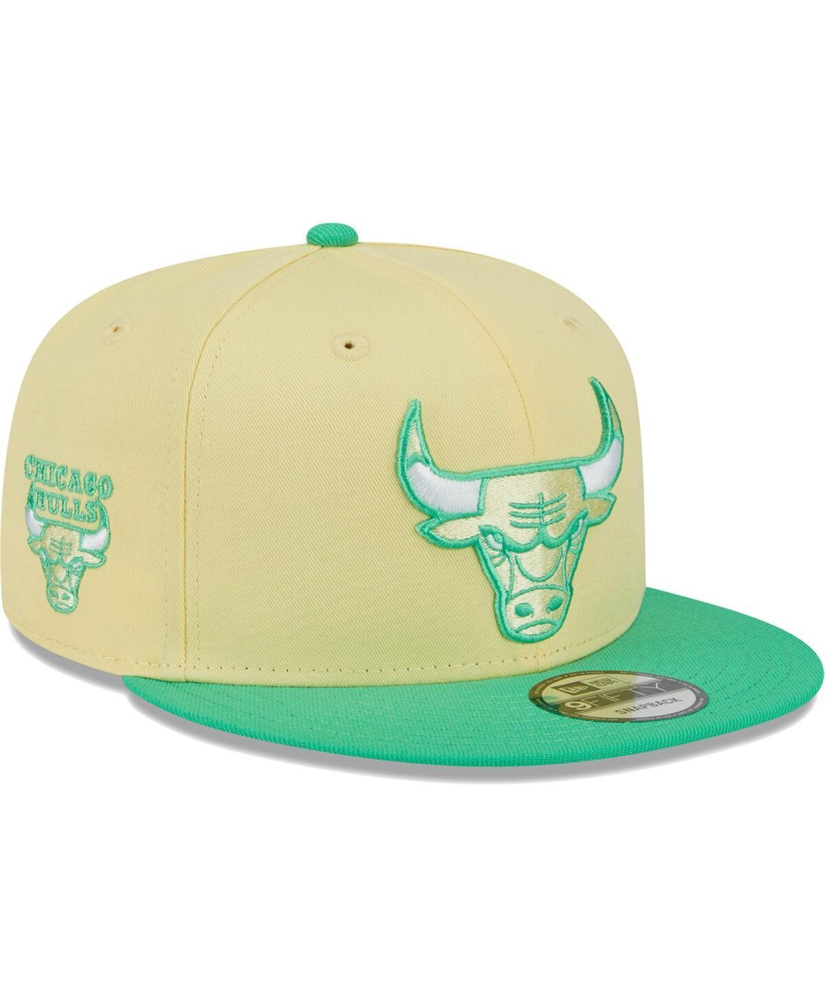 Mens New Era Yellow Chicago Bulls 9FIFTY Hat - Yellow Product Image