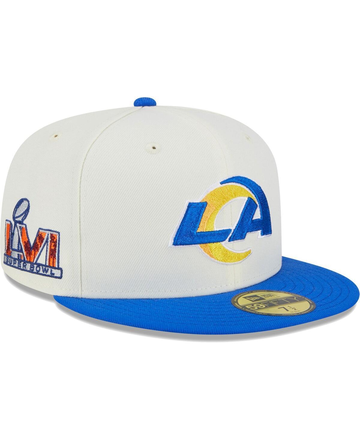 Mens New Era Cream Los Angeles Rams Retro 59FIFTY Fitted Hat Product Image