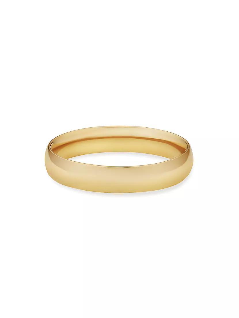 14K Yellow Gold Forever Band Bold Ring Product Image