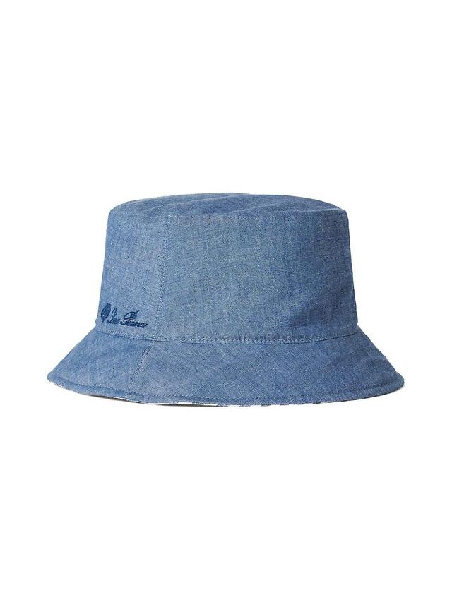 Mens Reversible Chambray Bucket Hat Product Image