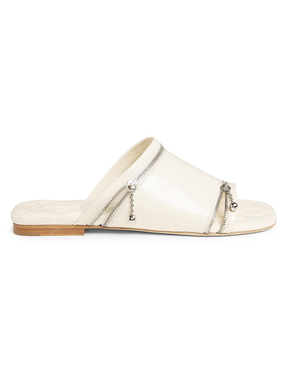 burberry Zip Detail Slide Sandal Product Image