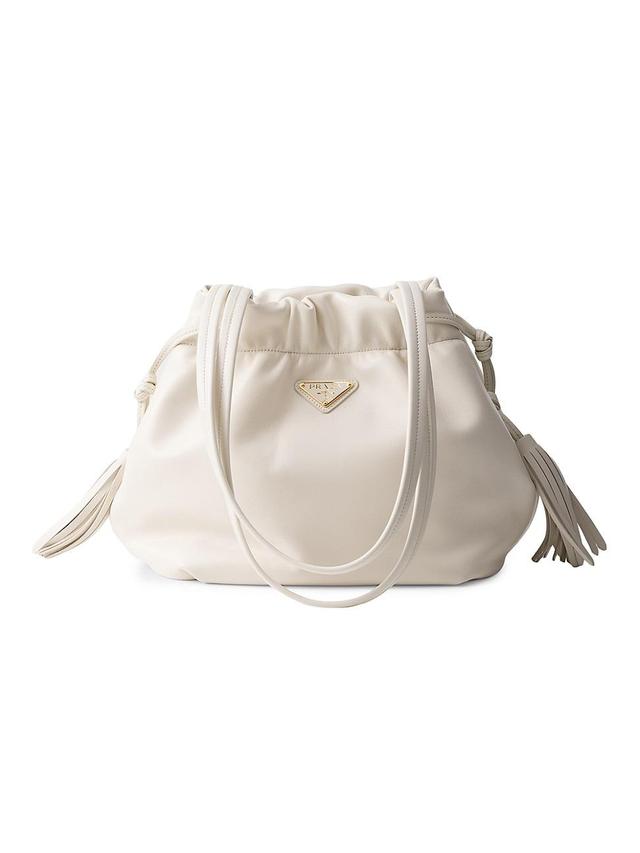 Womens Nappa Leather Bucket Bag Product Image