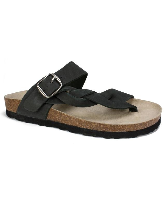 White Mountain Womens Crawford Footbed Sandals - Brown Product Image