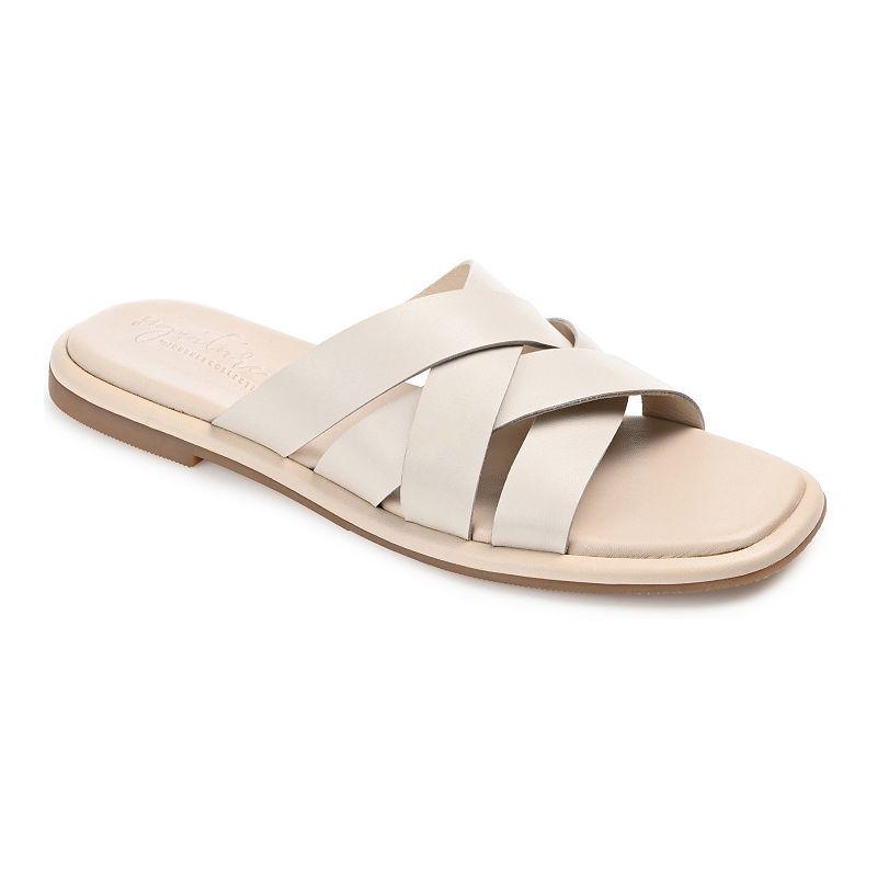 Journee Signature Parkker Woven Slide Sandal Product Image