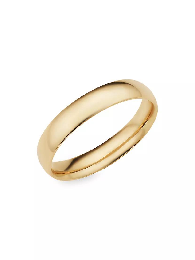 14K Yellow Gold Forever Band Bold Ring Product Image