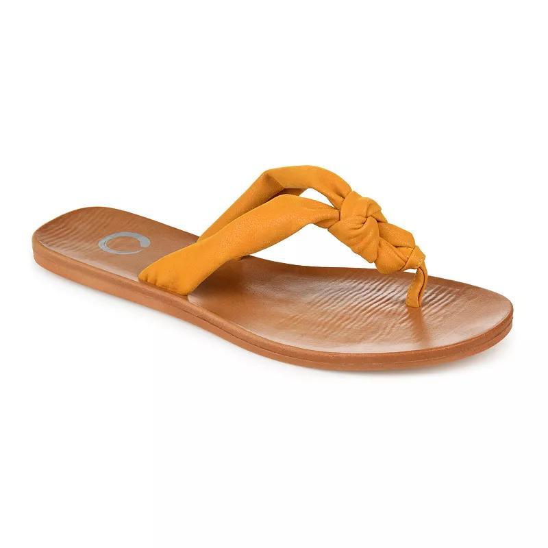 Journee Collection Womens Brindle Flip Flop Sandal Product Image