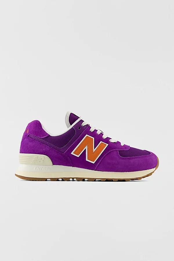 New Balance Womens 574 Lifestyle Suede Retro Sneakers Product Image