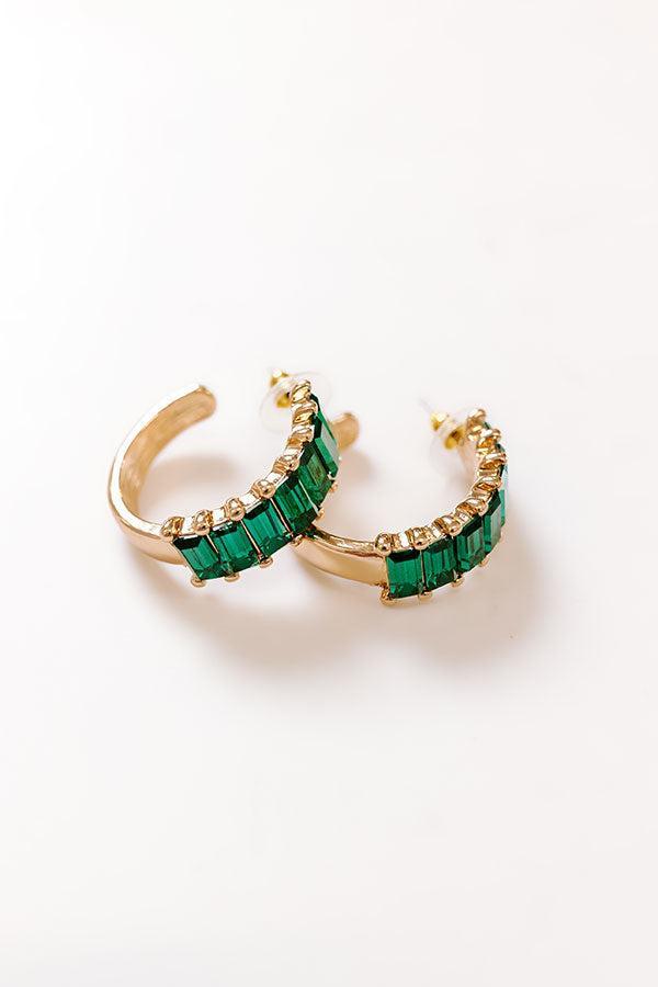 Sweet Showstopper Hoop Earrings Product Image