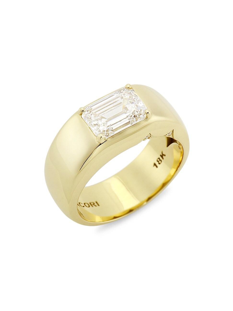 Womens Allure 18K Yellow Gold & 2 TCW Lab-Grown Diamond Ring Product Image