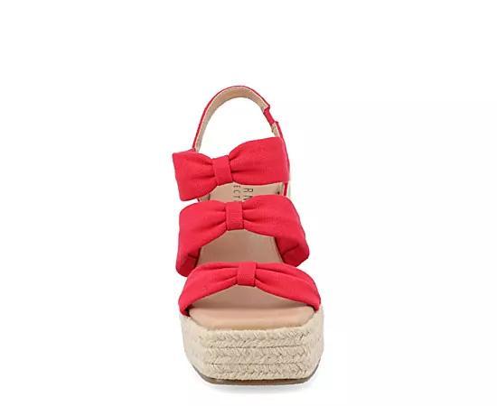 Journee Collection Womens Santorynn Platform Wedge Sandal Product Image