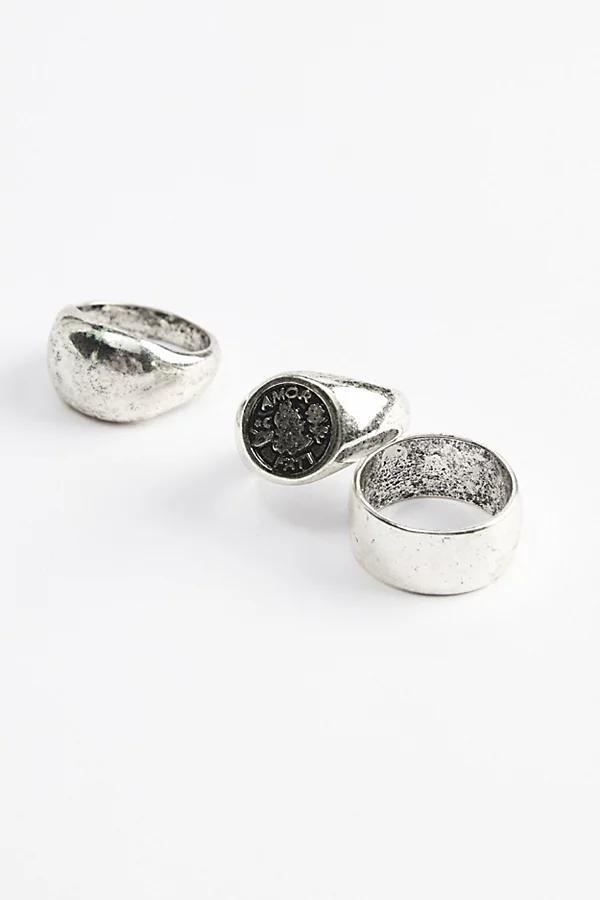 Amaro Signet Ring Set Mens at Urban Outfitters Product Image