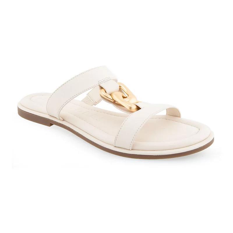 Aerosoles Geraldine Womens Flat Slide Sandals Product Image