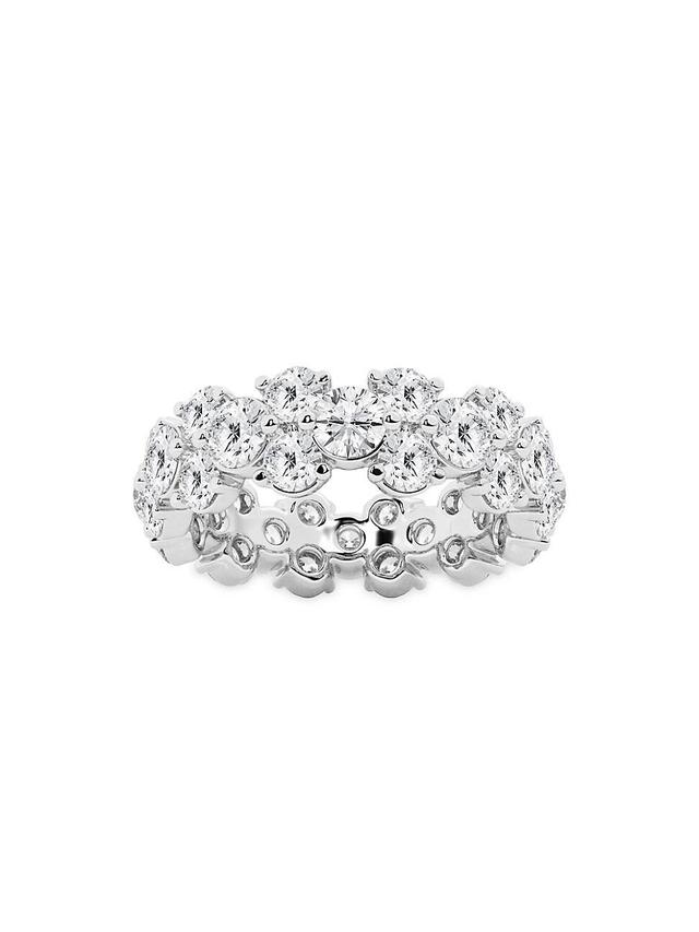 Womens Platinum & 4 TCW Natural Diamond Eternity Band Product Image