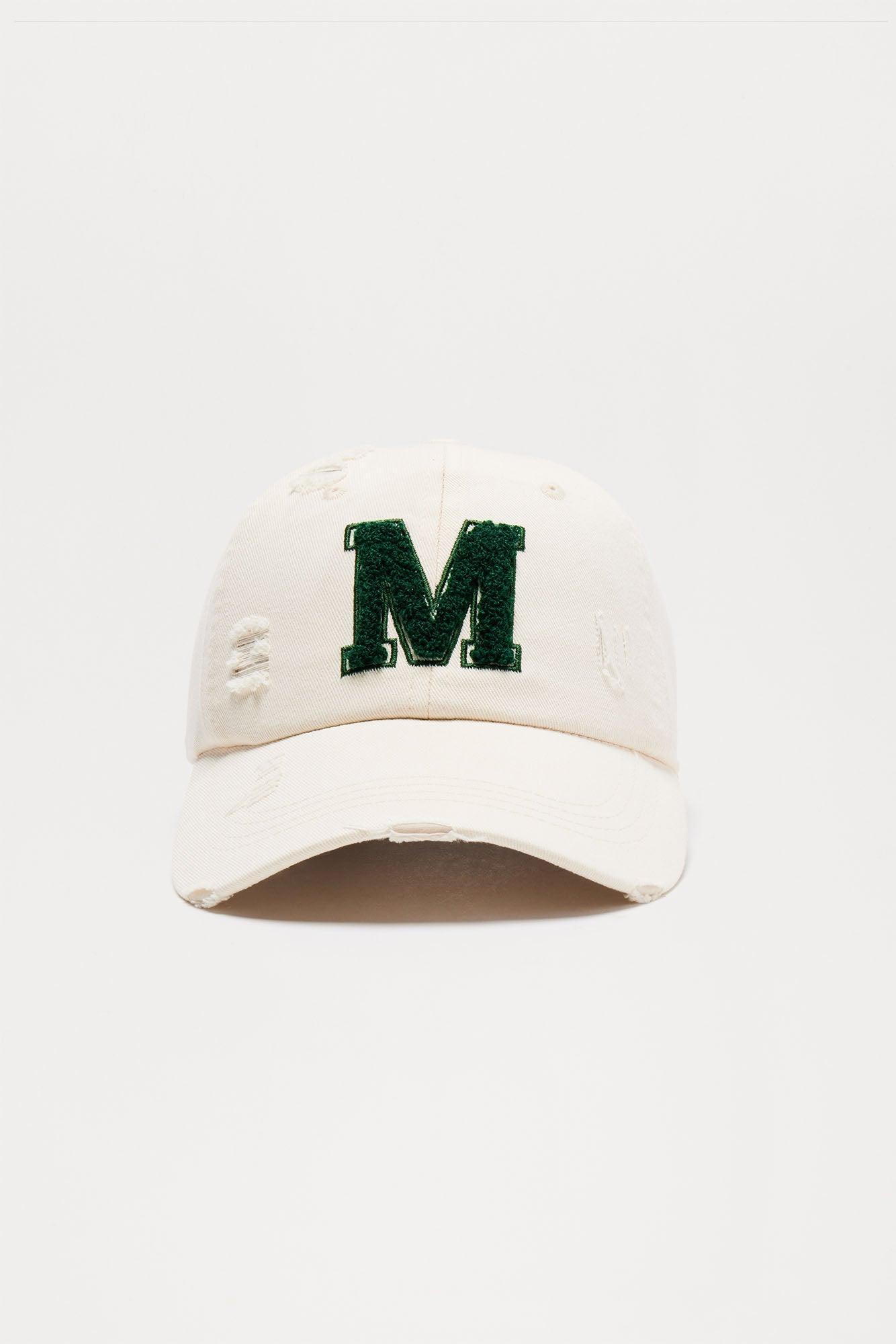 Varsity M Baseball Hat - Ivory/combo Product Image