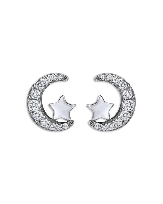 Aqua Moon & Polished Star Stud Earrings - 100% Exclusive Product Image