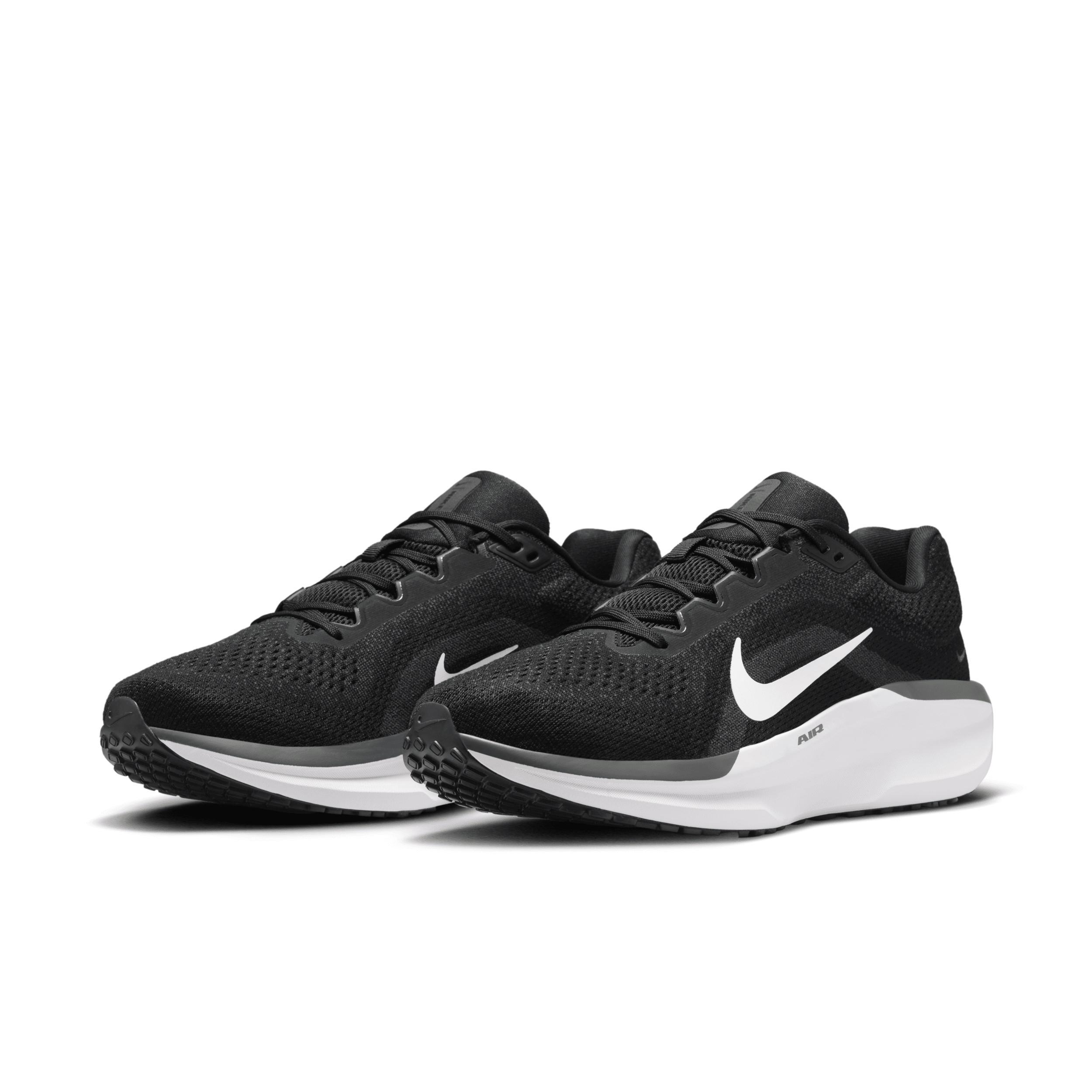 Nike Mens Nike Air Winflow 11 - Mens Shoes White/Black/Anthracite Product Image