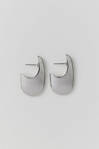 Urban Outfitters Chunky Oblong Hoop Earring Womens at Urban Outfitters Product Image