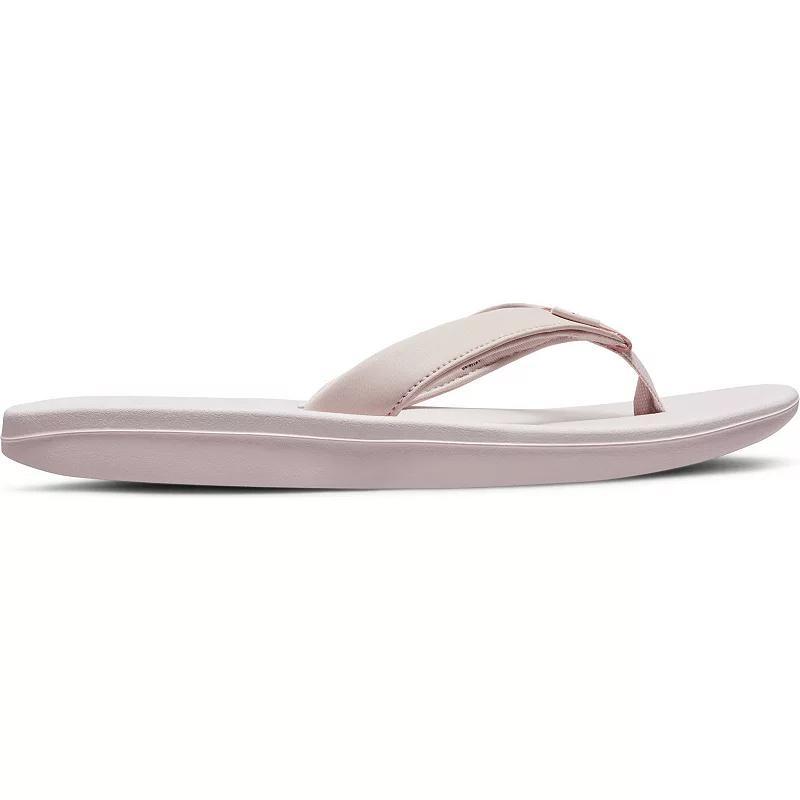 Nike Bella Kai Womens Flip Flop Sandals Barely Rose Grey Product Image