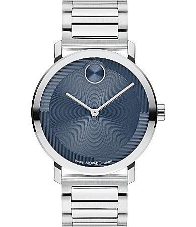 Movado Bold Evolution 2.0 Leather Strap Watch, 40mm Product Image