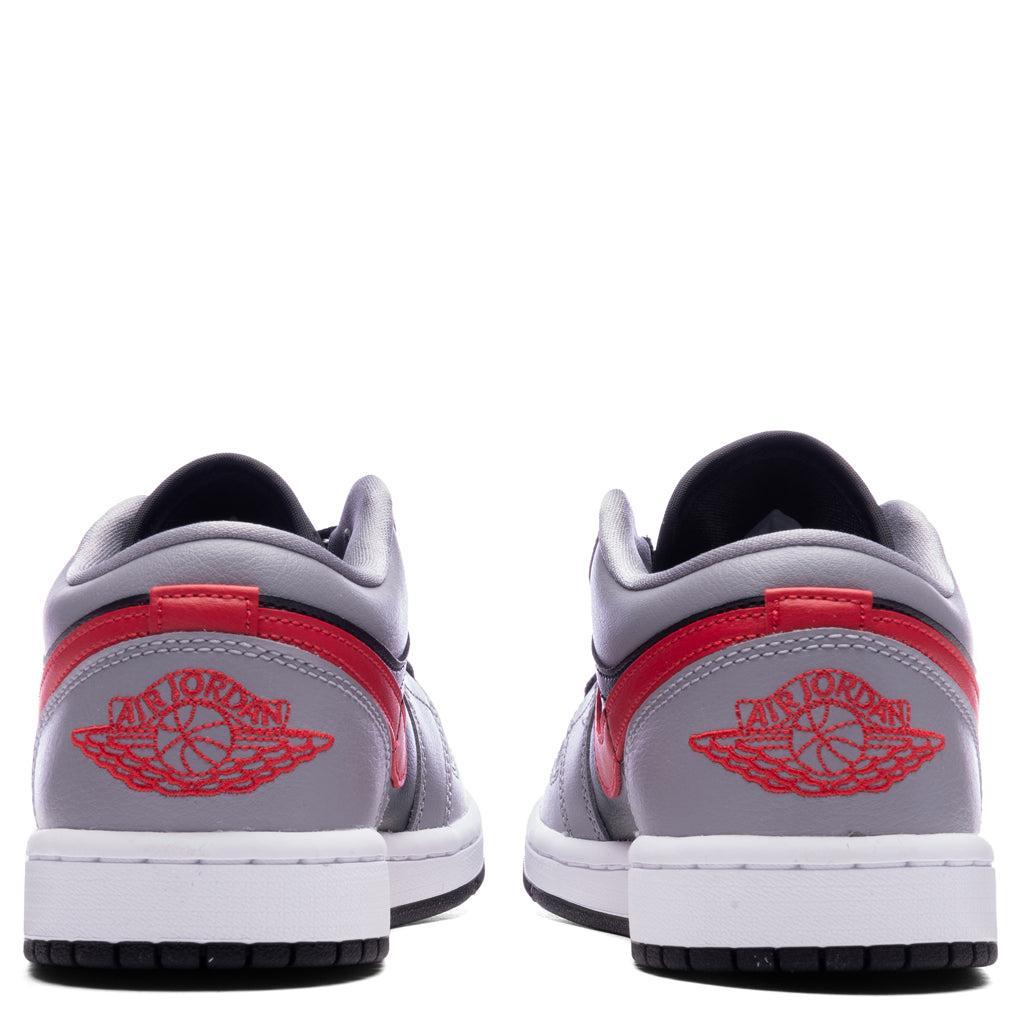 Air Jordan 1 Low Women's - Cement Grey/Fire Red/Black Female Product Image