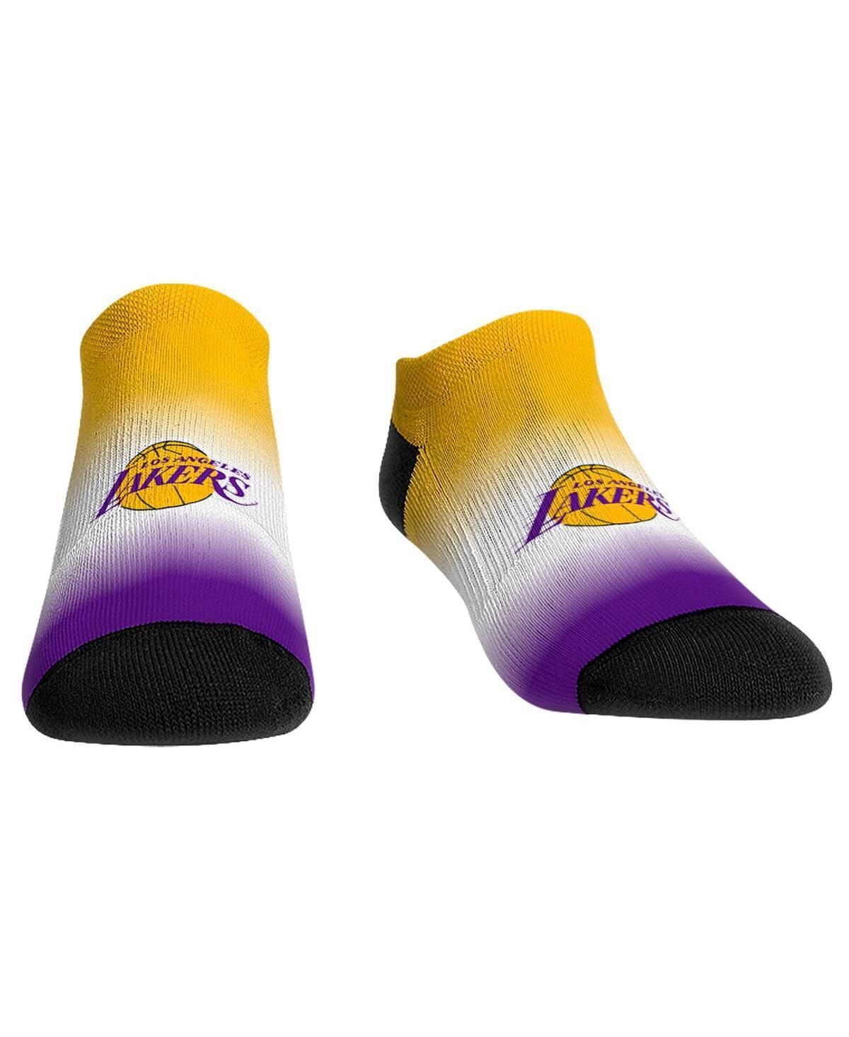 Womens Rock Em Socks Los Angeles Lakers Dip-Dye Ankle Socks Product Image