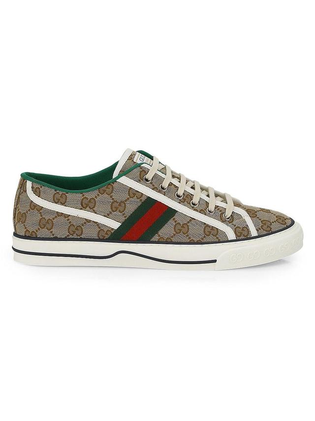 Men's Tennis 1977 GG Canvas Sneakers Product Image