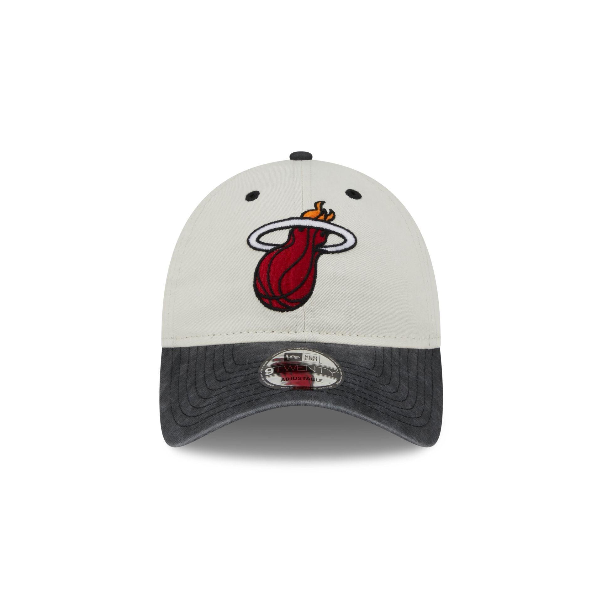 Miami Heat Classic Sidescript 9TWENTY Adjustable Hat Male Product Image