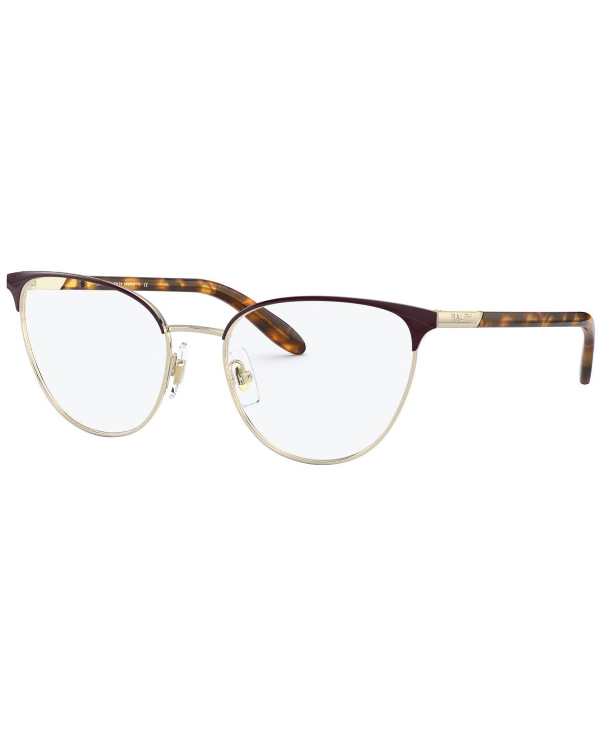 Ralph by Ralph Lauren RA6047 Womens Butterfly Eyeglasses - Brown Gold-Tone Product Image