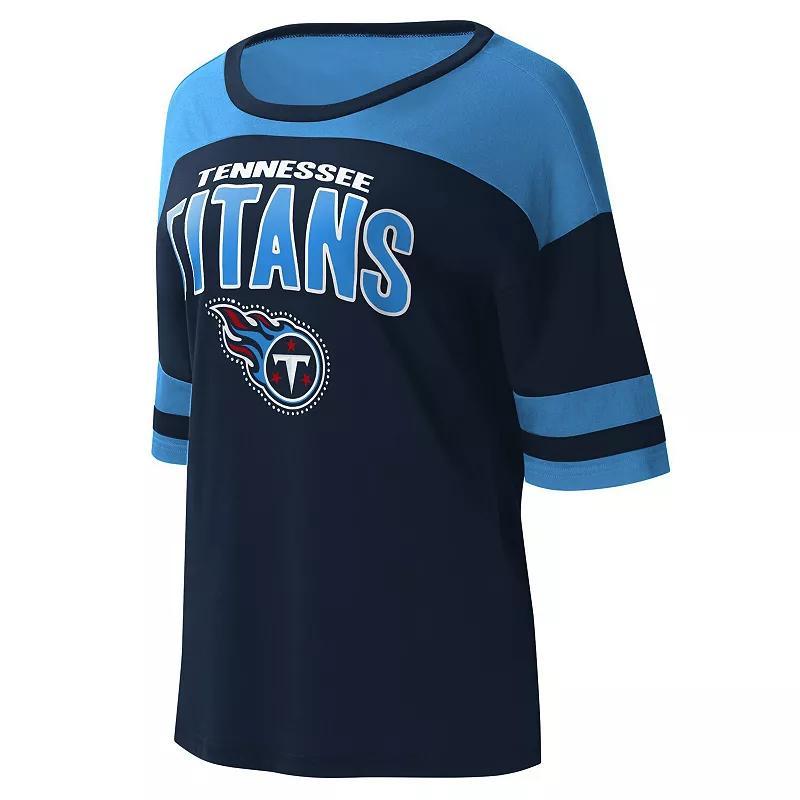 Womens G-III 4Her by Carl Banks /Light Blue Tennessee Titans Play the Ball T-Shirt Product Image