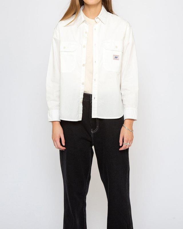 Joanie Shirt (Oversized Fit) - Dirty White Product Image