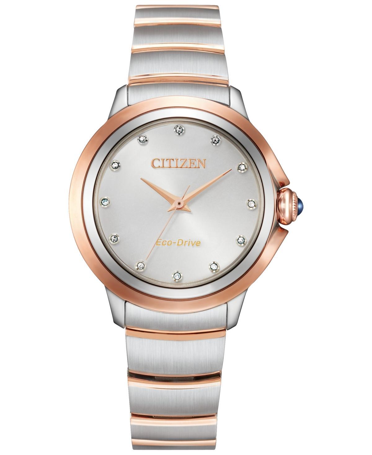 Citizen Womens Ceci Three Hand Gold Stainless Steel Bracelet Watch Product Image