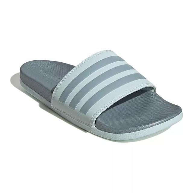 adidas Adilette Womens Comfort Slides Halo Green Product Image