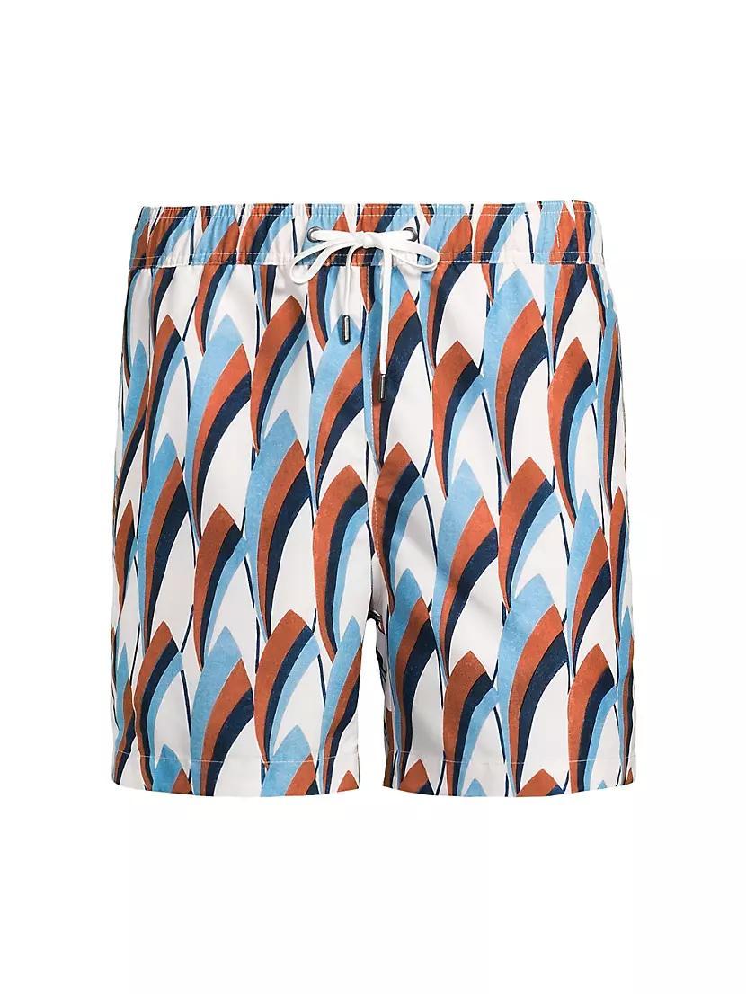 Charles 5-Inch Printed Swim Trunks Product Image