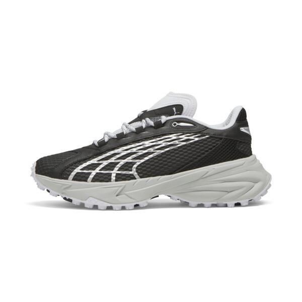 PUMA Spirex Speed Men's Running Sneakers in Black/Silver Mist Product Image