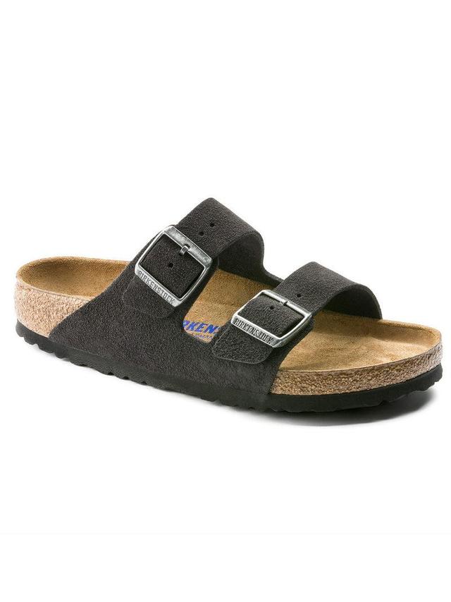 Women's Birkenstock Arizona Soft Footbed - Velvet Gray Product Image