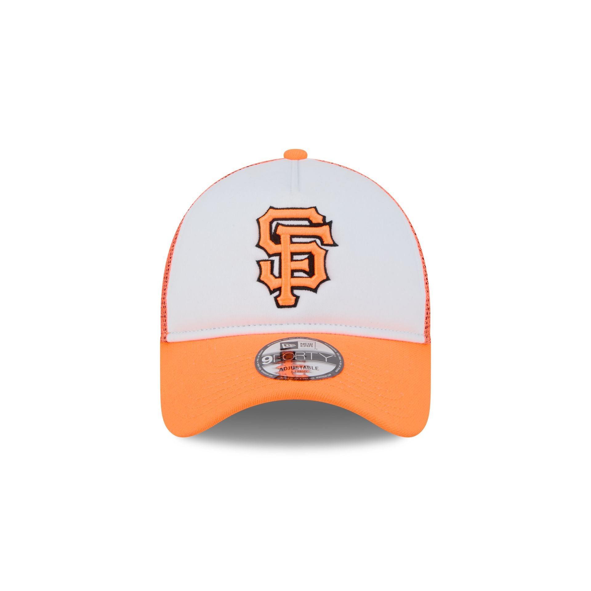 San Francisco Giants Hi Vis Doodle 9FORTY A-Frame Trucker Hat Male Product Image